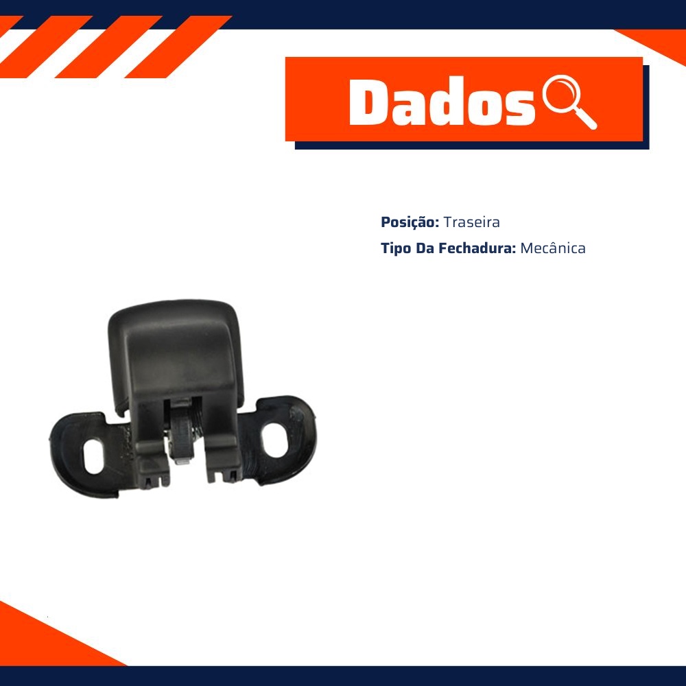 Fechadura do Engate da Porta Traseira para Renault Kangoo - Universal Automotive - 11288