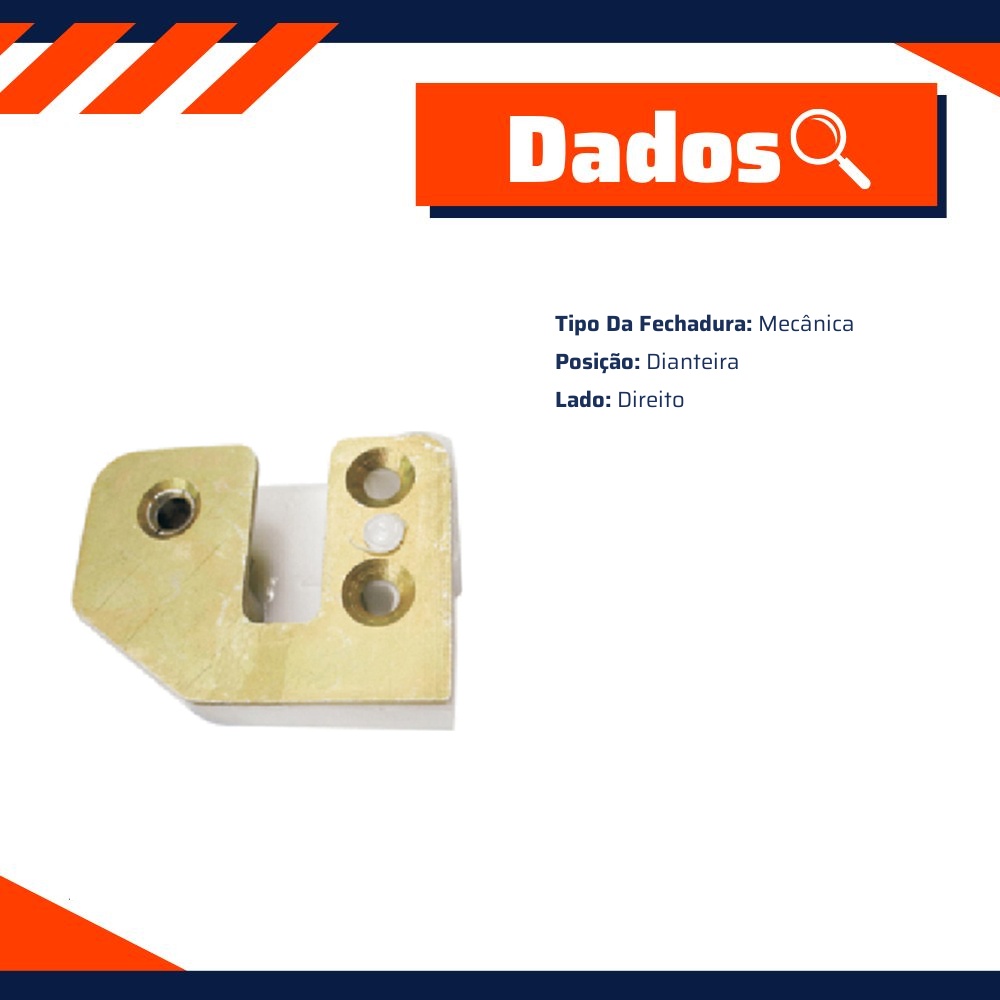 Fechadura da Porta para Chevrolet Space Van - Universal Automotive - 11108