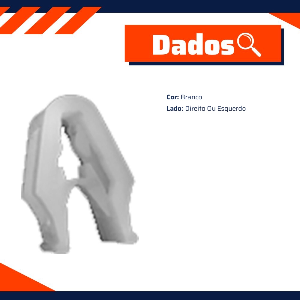 Kit 10 Grampo da Moldura do Painel Interno para Ford Fiesta e Focus - Universal Automotive - 94754