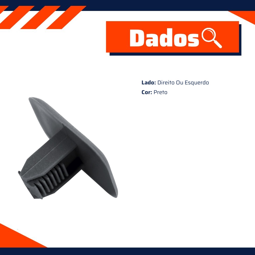 Kit 10 Grampo do Forro do Teto para Chevrolet Ipanema e Monza - Universal Automotive - 94078