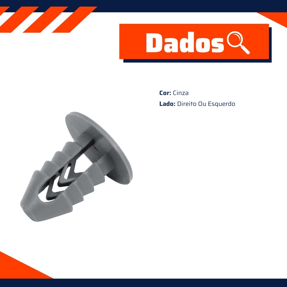 Kit 10 Grampo do Revestimento Interno - Universal - 94065