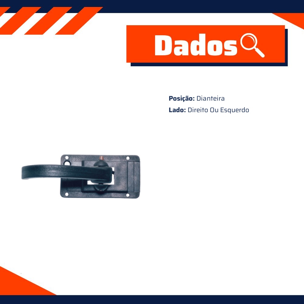 Maçaneta Interna da Porta para Fiat 147 - Universal Automotive - 60707