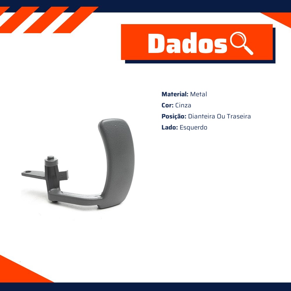 Maçaneta Interna da Porta para Chevrolet Grand Blazer - Universal Automotive - 40901