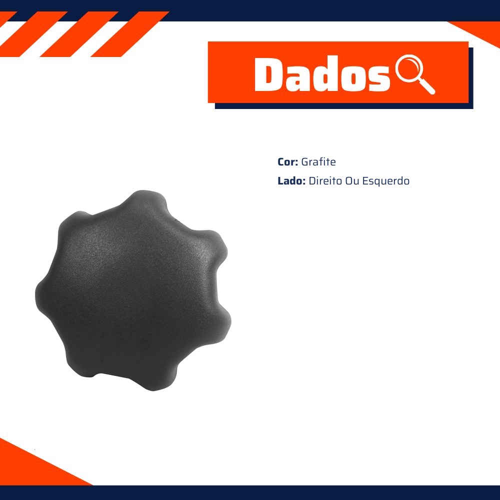 Manopla de Regulagem do Banco para Chevrolet Montana - Universal Automotive - 41468