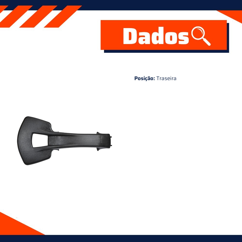 Puxador da Maçaneta Externa do Porta-Malas para Fiat Doblo - Universal Automotive - 71355
