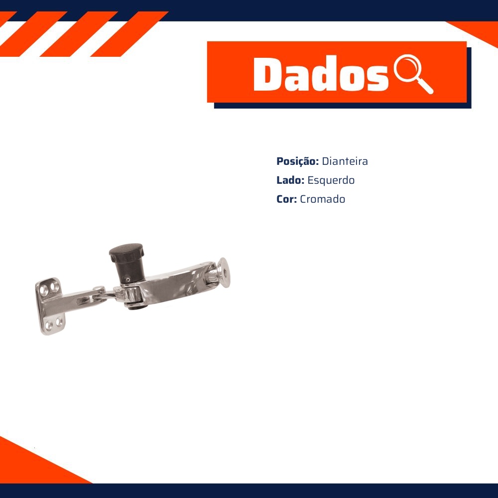 Trinco da Janela Basculante Lateral para Volkswagen Kombi - Universal Automotive - 20193