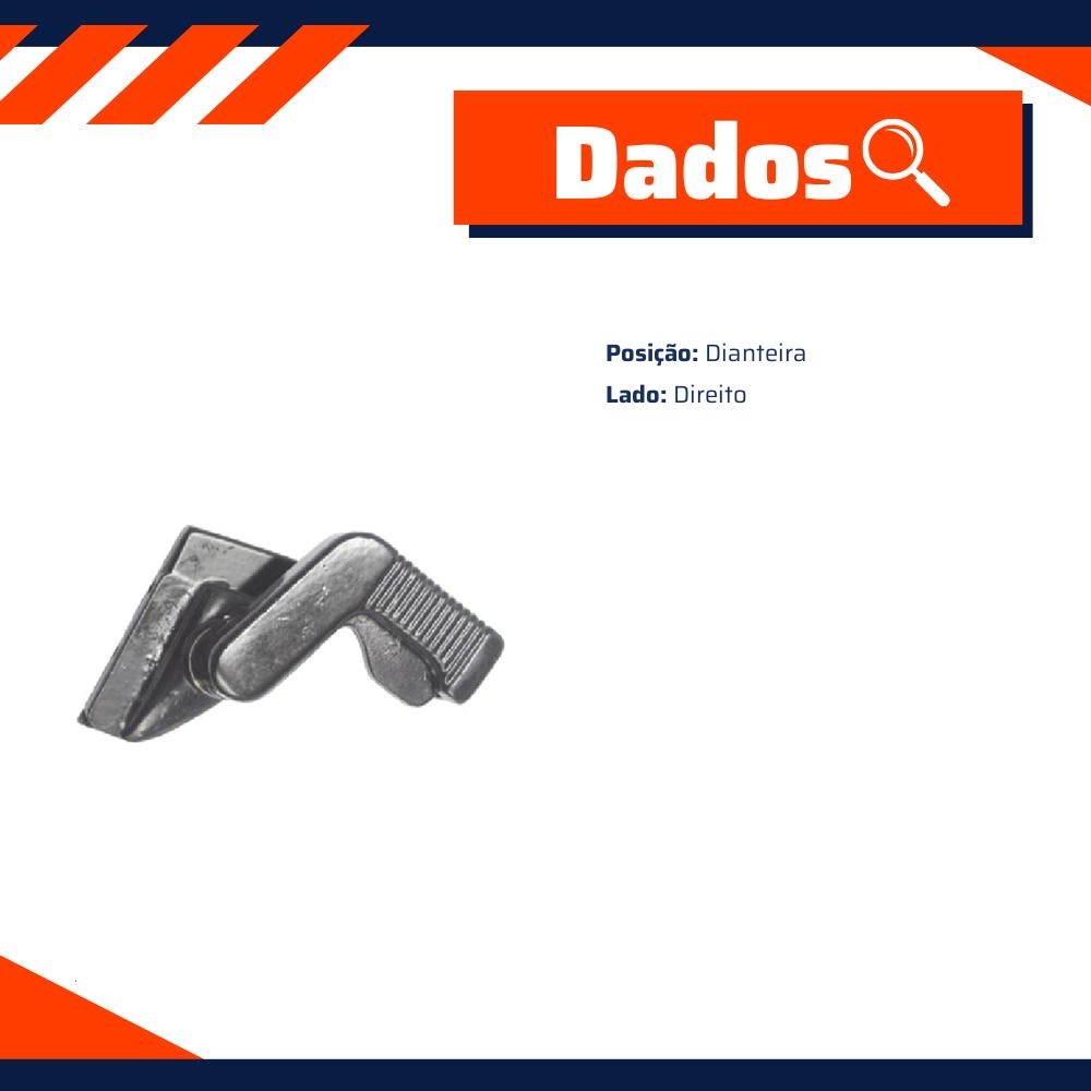 Trinco do Quebra-Vento da Porta para Chevrolet Chevette - Universal Automotive - 40190