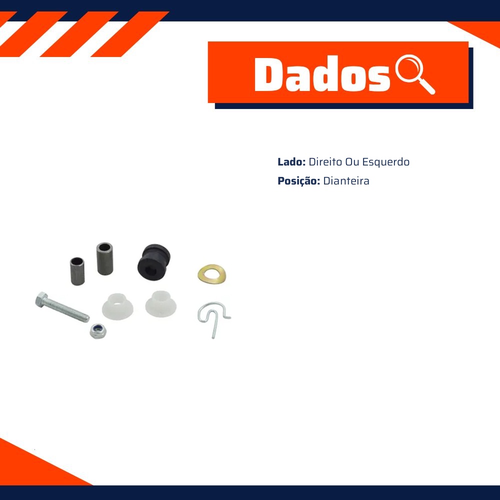 Kit da Alavanca e Trambulador para Fiat Uno - Amortex - 35880