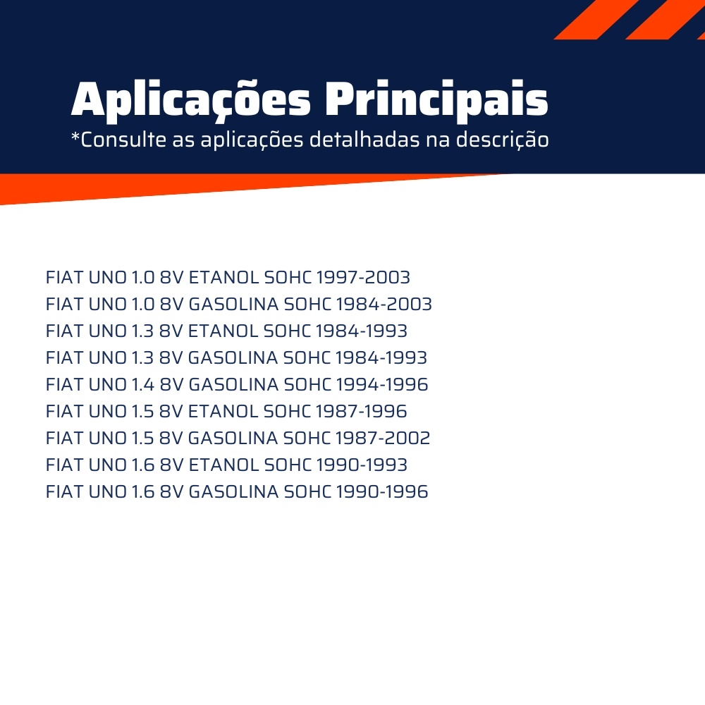 Kit da Alavanca e Trambulador para Fiat Uno - Amortex - 35880