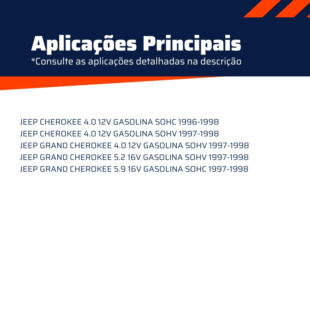 Par de Kit de Batente do Amortecedor para Jeep Cherokee e Grand Cherokee - Amortex - 34346