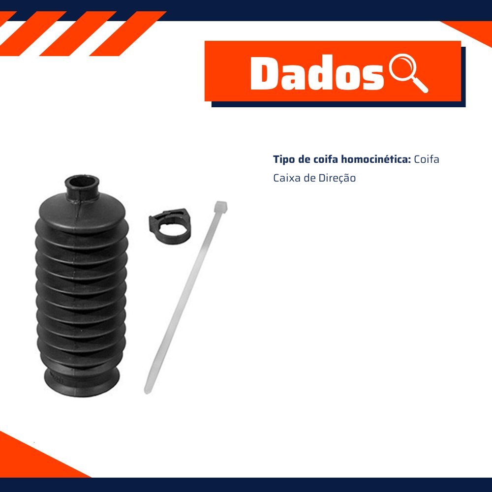 Kit de Coifa DA Caixa de Direção - Amortex - 35111