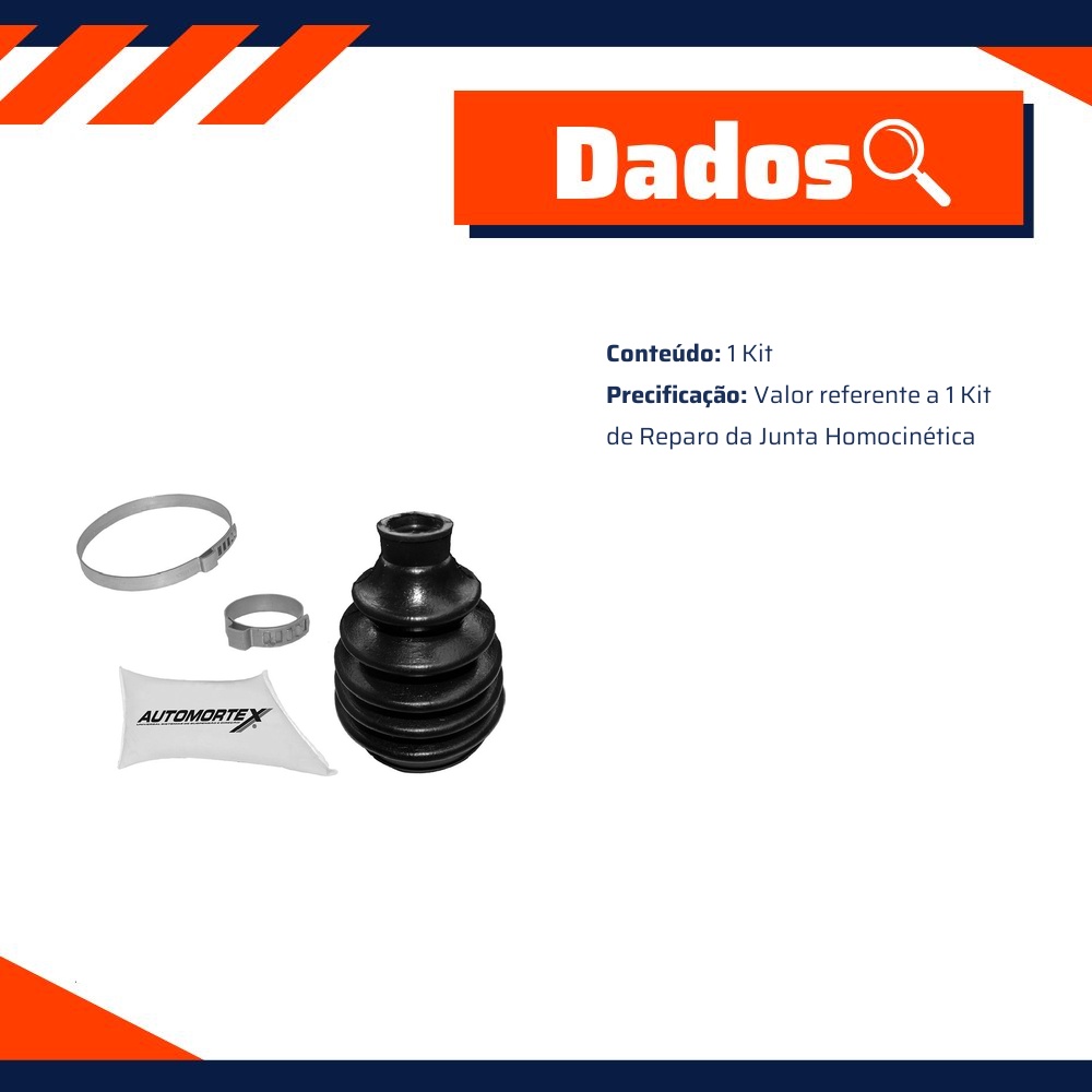 Kit de Coifa da Homocinética para Honda CR-V - Amortex - 34149