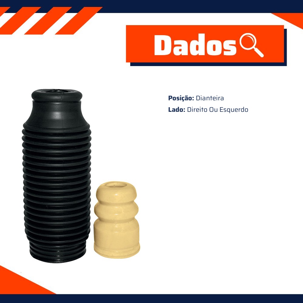 Kit de Coifa e Batente do Amortecedor para KIA Cerato - Amortex - 34996
