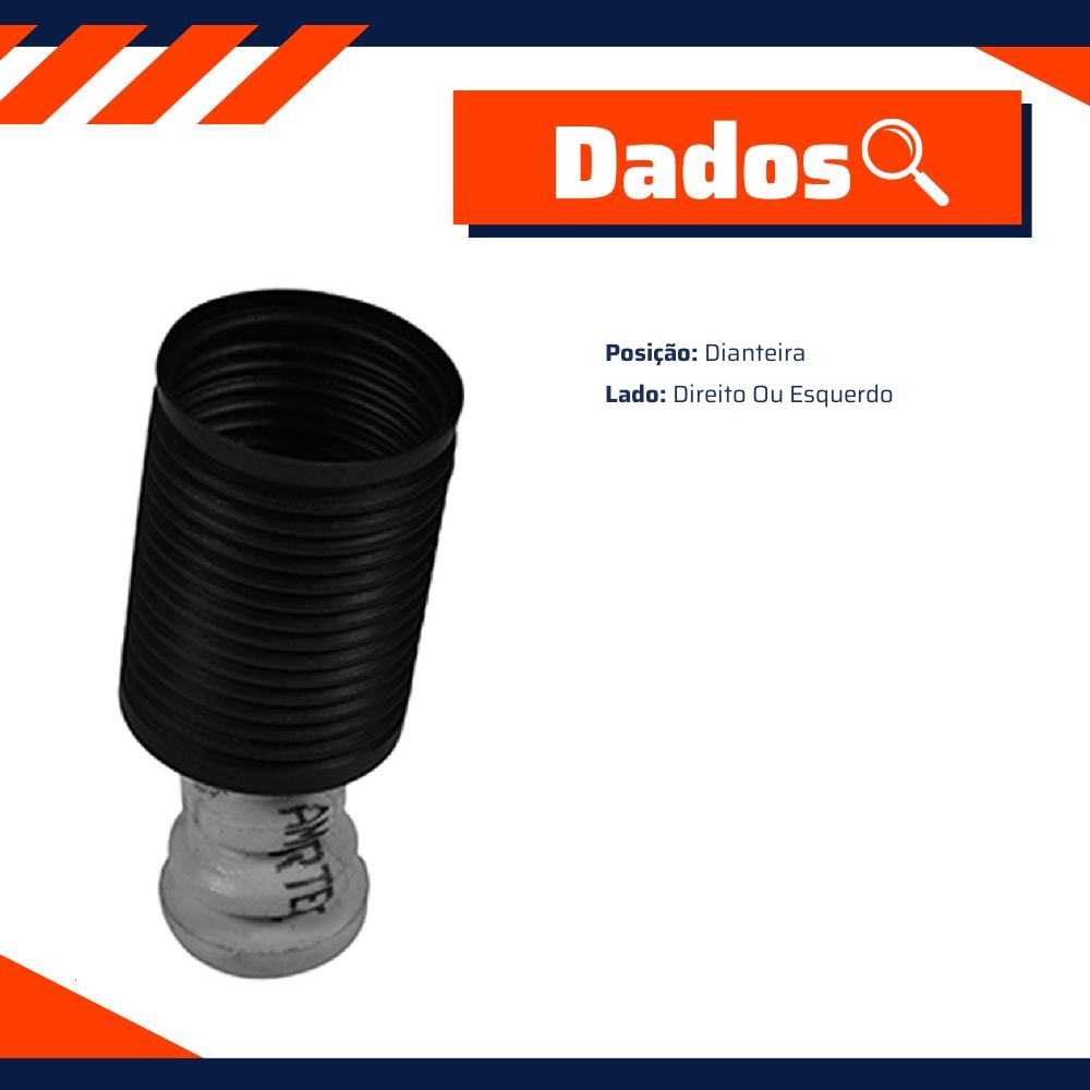 Kit de Coifa e Batente do Amortecedor para Mitsubishi Pajero e Pajero Full - Amortex - 35236