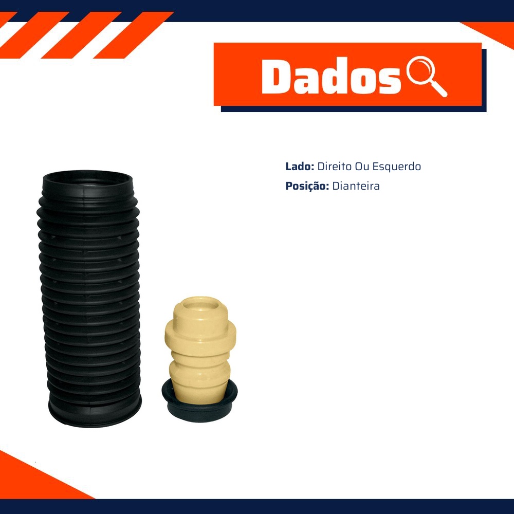 Kit de Coifa e Batente do Amortecedor para Volkswagen Jetta - Amortex - 35748