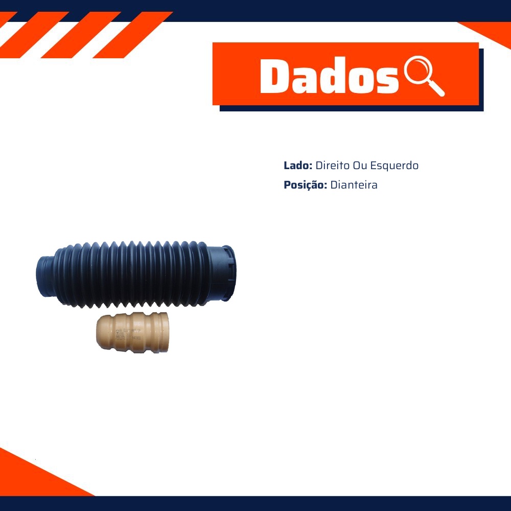 Kit de Coifa e Batente do Amortecedor para Chevrolet Captiva - Amortex - 35901