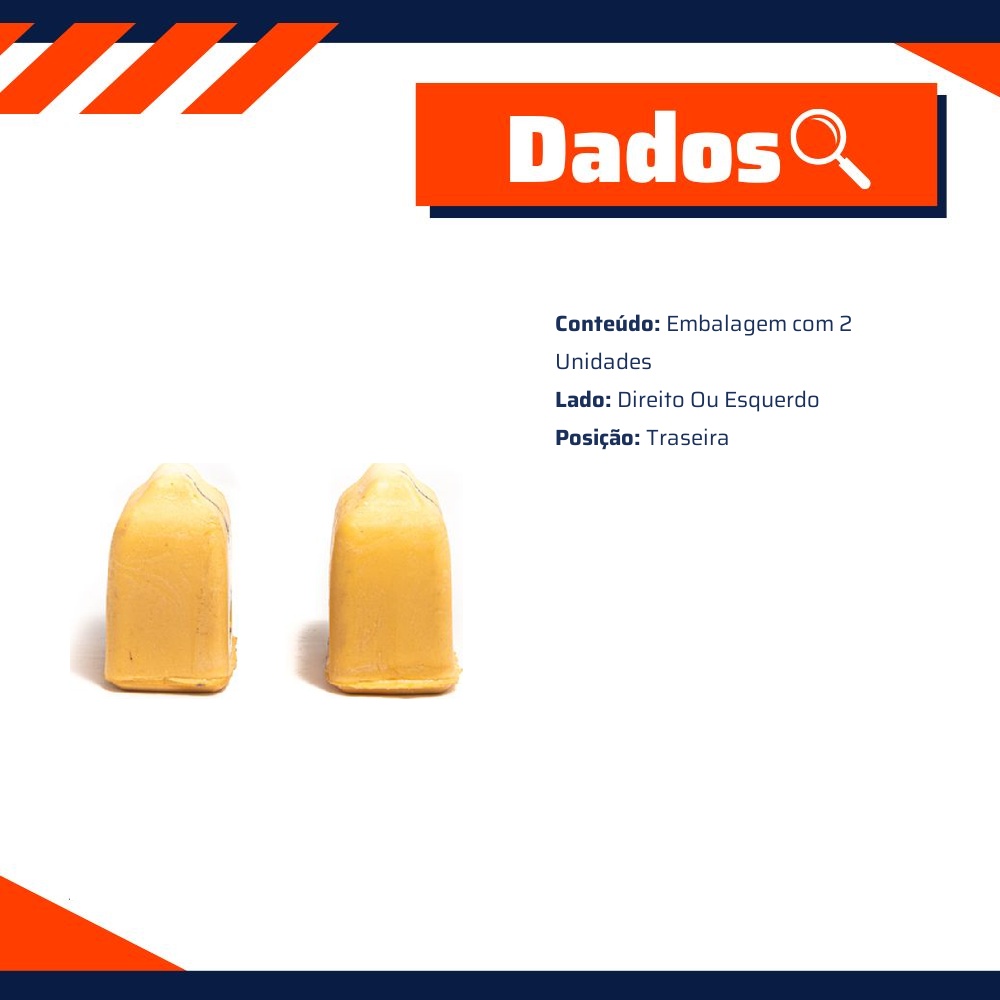 Par de Kit de Coifa e Batente do Amortecedor para Jeep Grand Cherokee - Amortex - 34349
