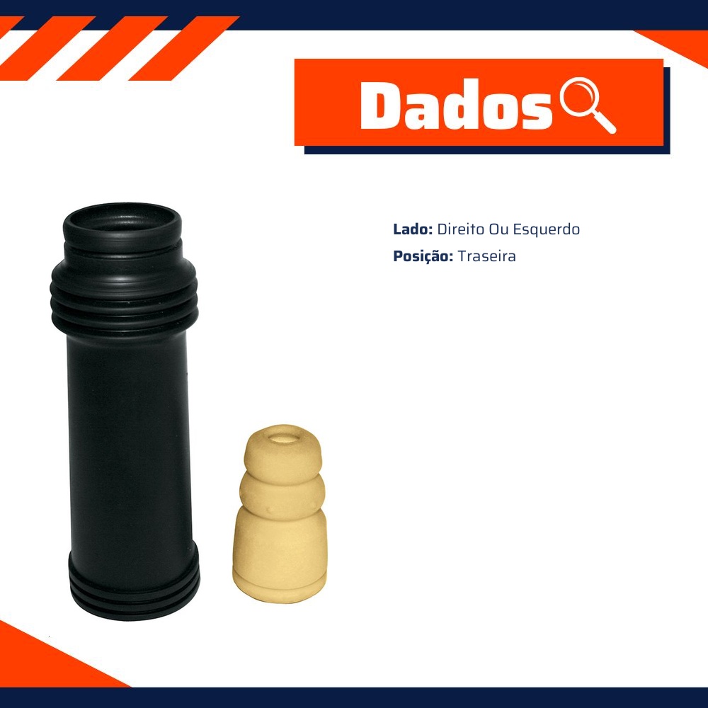 Kit de Coifa e Batente do Amortecedor para KIA Sportage - Amortex - 34999