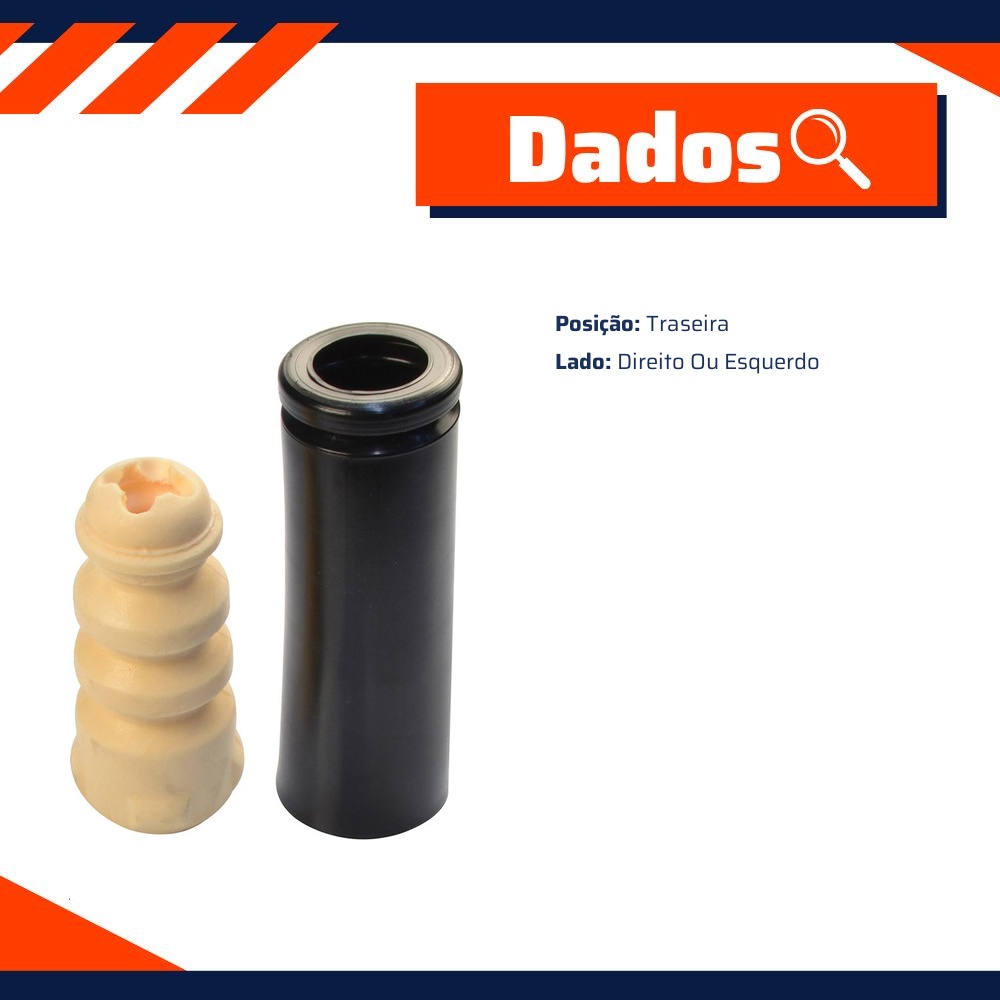 Kit de Coifa e Batente do Amortecedor para Volkswagen Crossfox e FOX - Amortex - 35267
