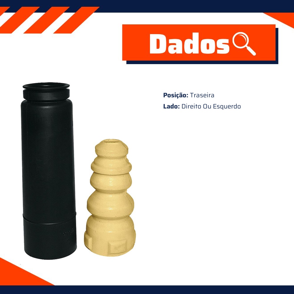 Kit de Coifa e Batente do Amortecedor para Volkswagen Jetta - Amortex - 35745
