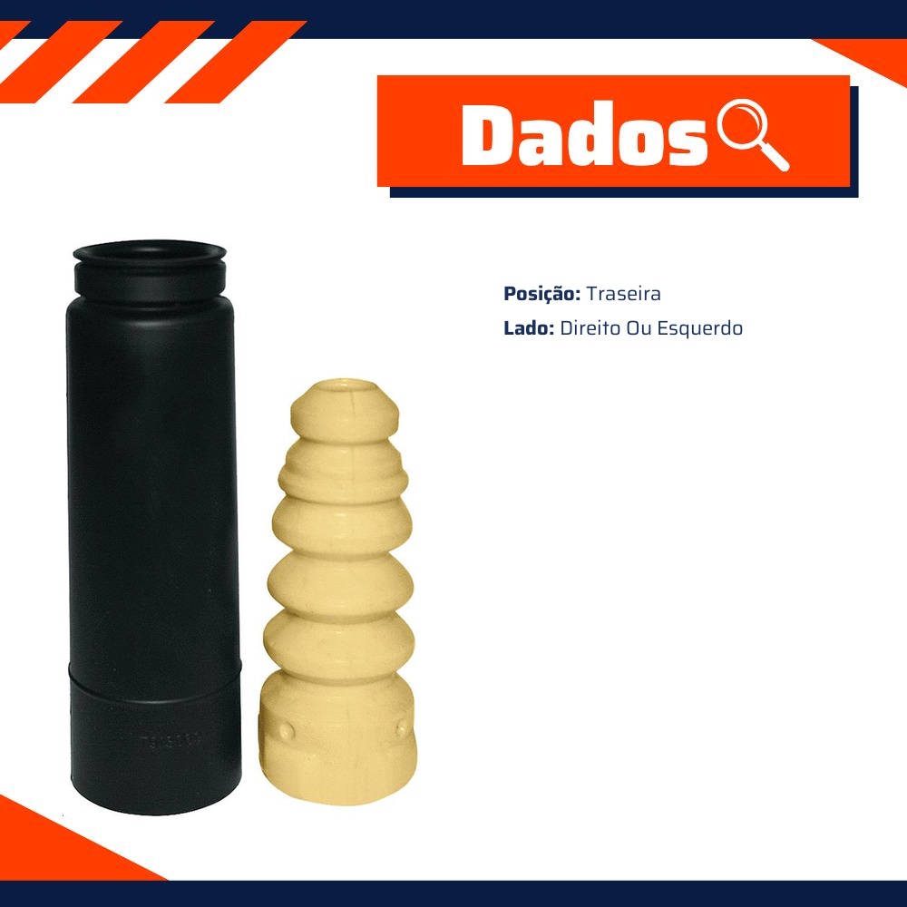 Kit de Coifa e Batente do Amortecedor para Volkswagen Jetta - Amortex - 35747