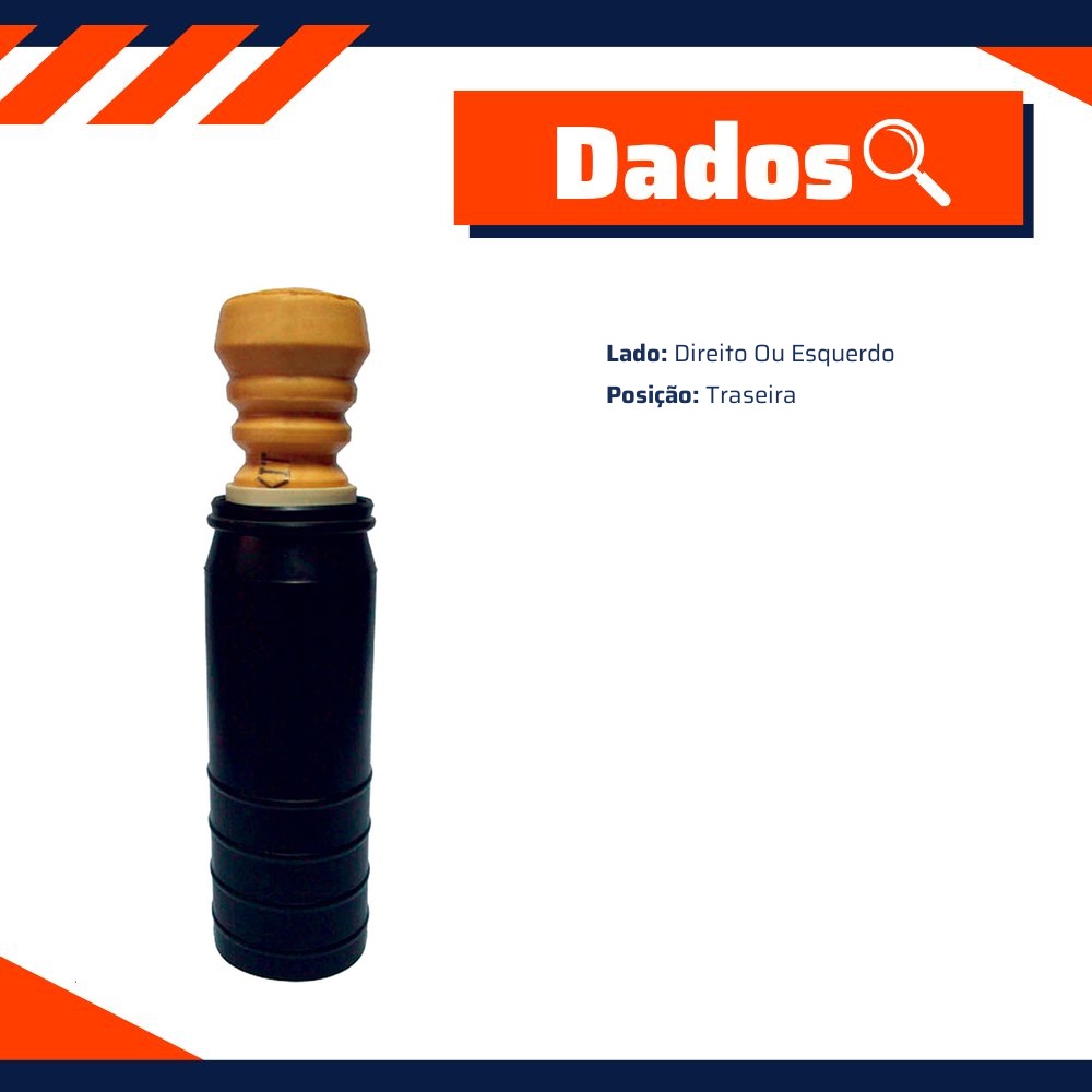 Kit de Coifa e Batente do Amortecedor para Fiat Grand Siena - Amortex - 35771