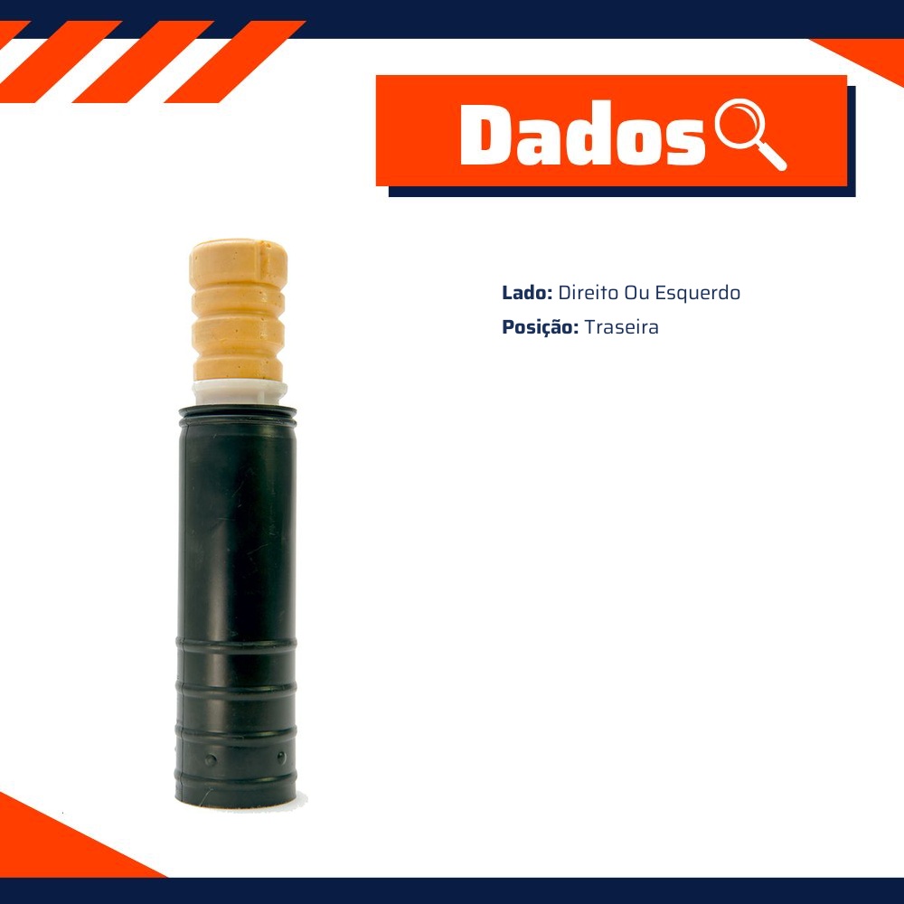 Kit de Coifa e Batente do Amortecedor para Chevrolet COBALT e Spin - Amortex - 35920