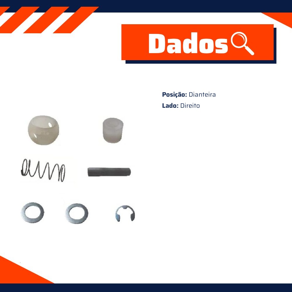 Kit de Reparo da Bucha da Alavanca de Câmbio para Fiat Palio e Siena - Amortex - 34218
