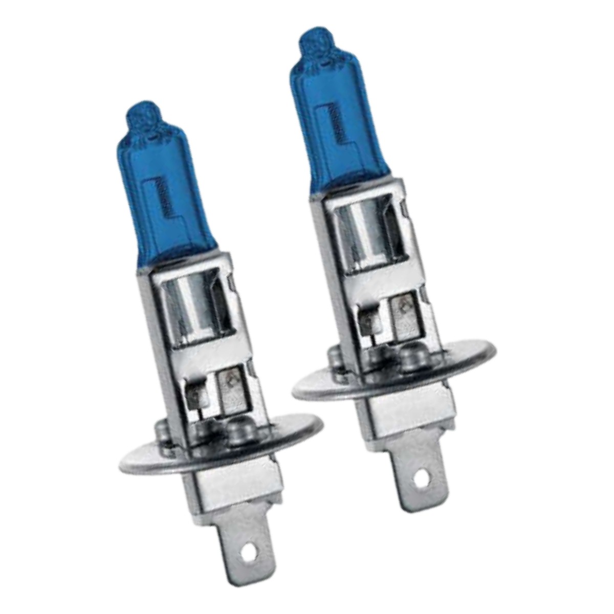 2 Lâmpada Halógena Super Branca H1 - Electric-Life - 27001