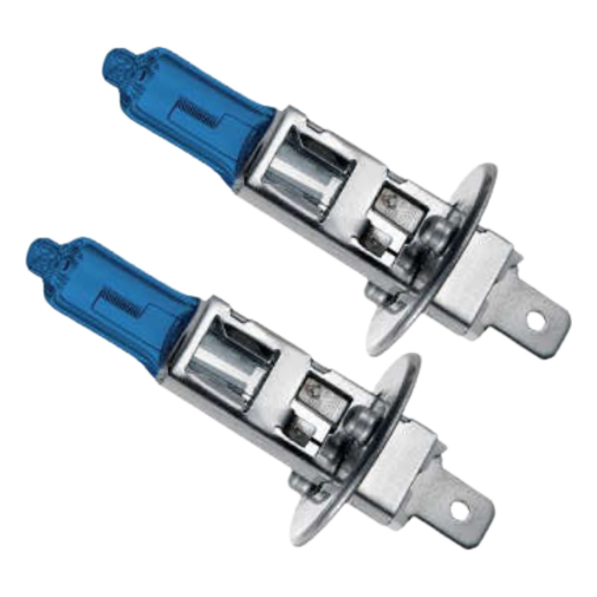 2 Lâmpada Halógena Super Branca H1 - Electric-Life - 27001