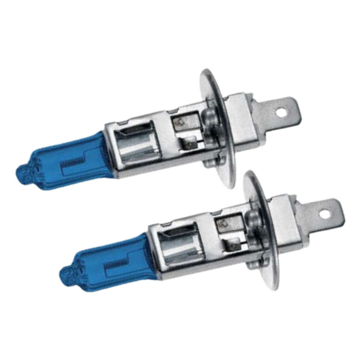 2 Lâmpada Halógena Super Branca H1 - Electric-Life - 27001