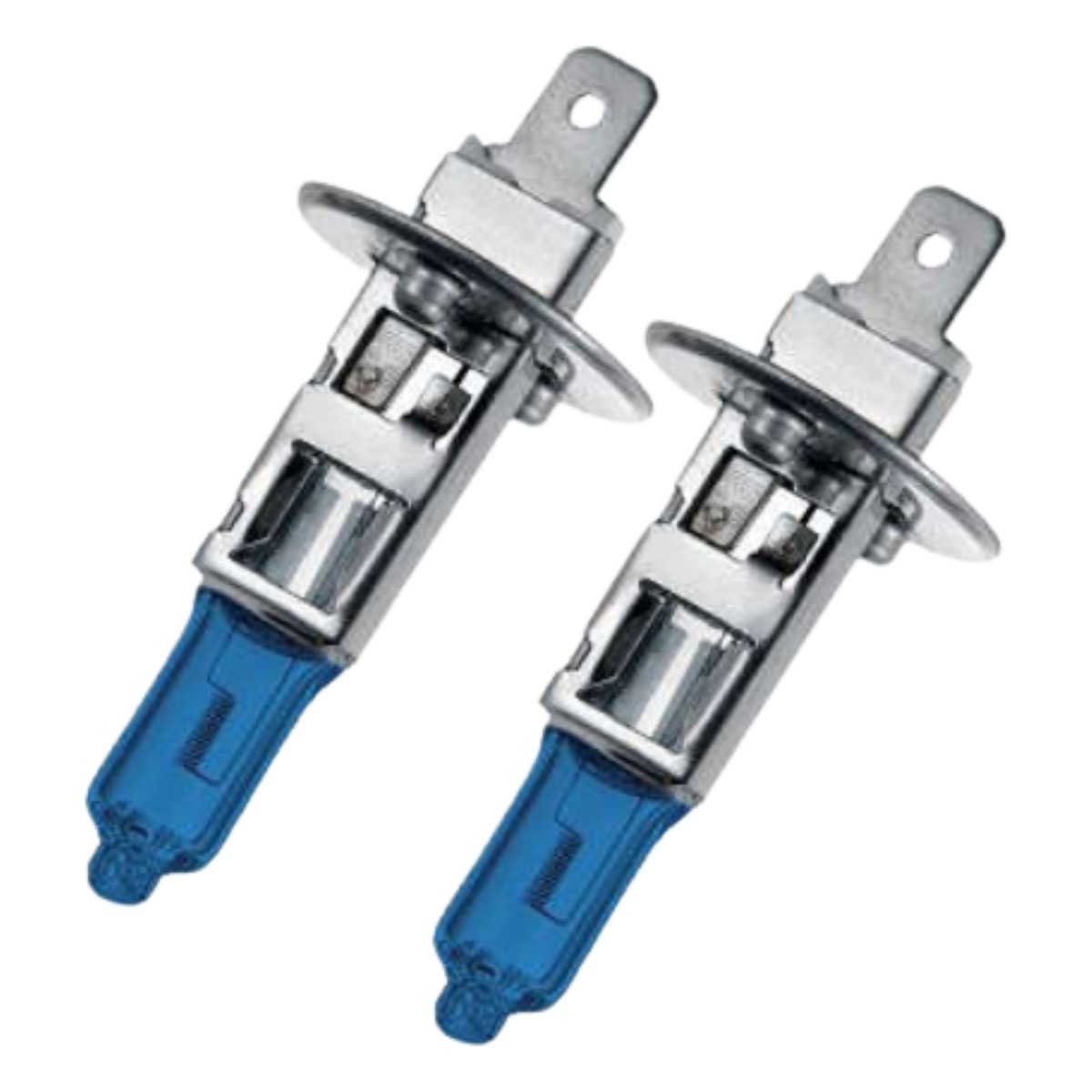 2 Lâmpada Halógena Super Branca H1 - Electric-Life - 27001