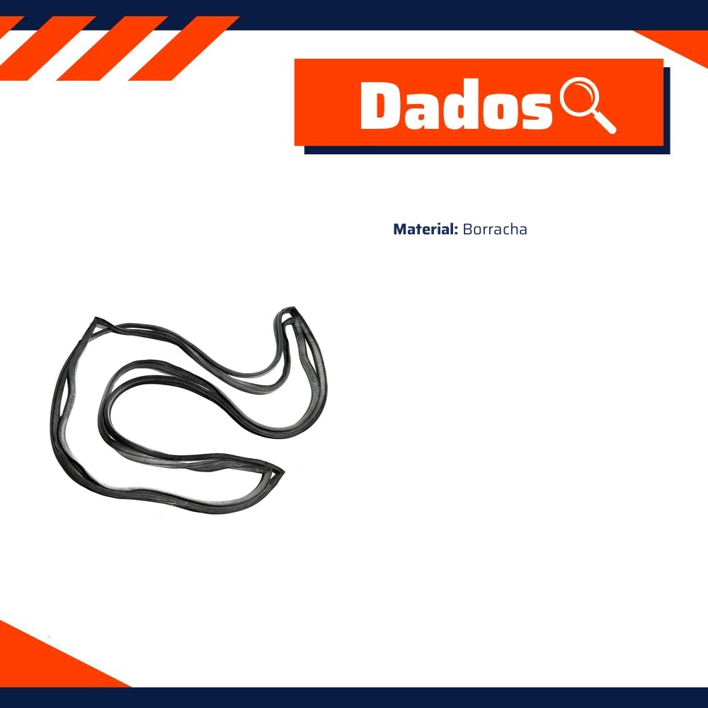 Par de Borrachas da Porta para Volkswagen Fusca - Uniflex - 37381