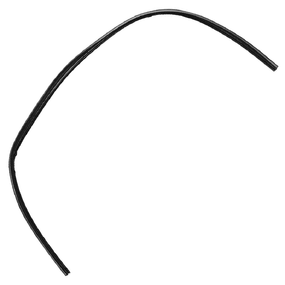 Par de Canaletas da Porta para Chevrolet Celta e Prisma - Uniflex - 38097