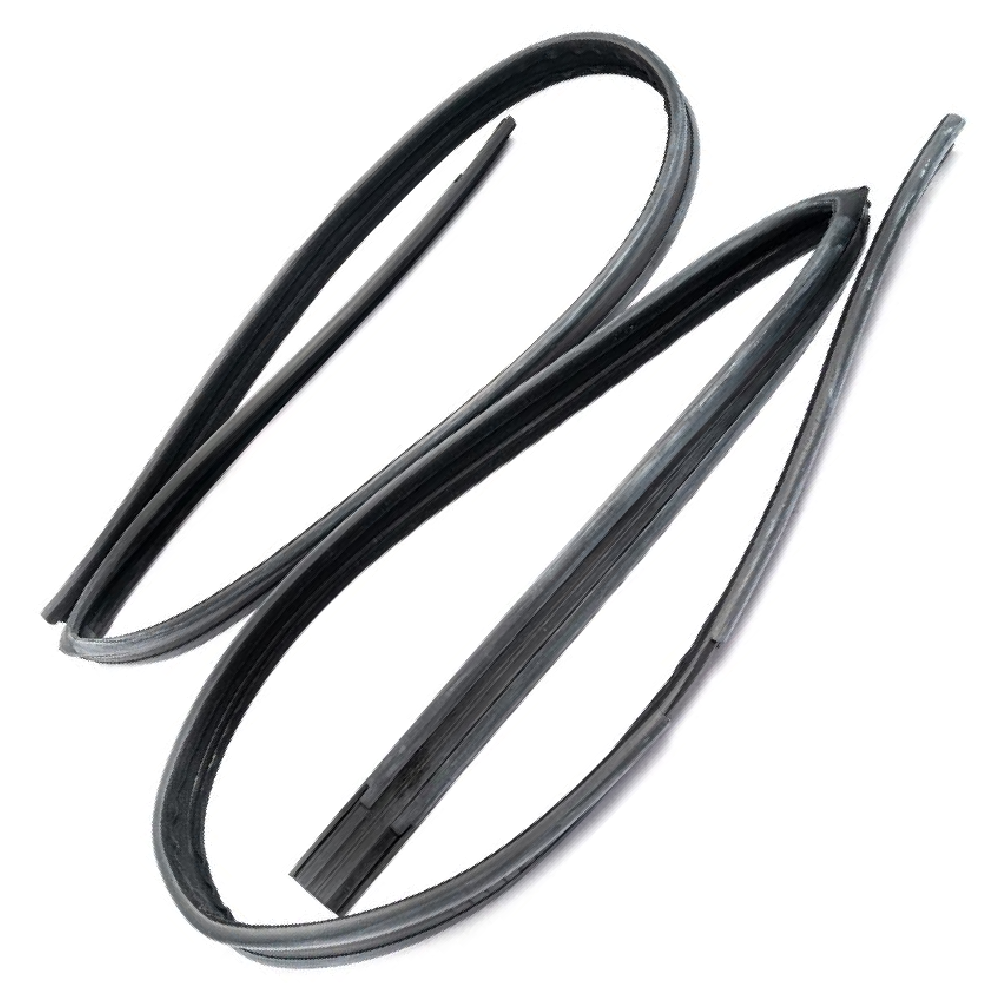 Par de Canaletas da Porta para Volkswagen Quantum e Santana - Uniflex - 37544