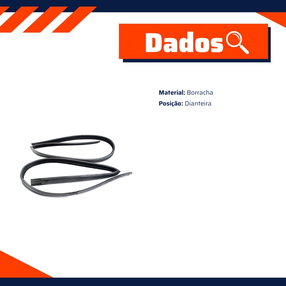 Par de Canaletas da Porta para Volkswagen Quantum e Santana - Uniflex - 37544