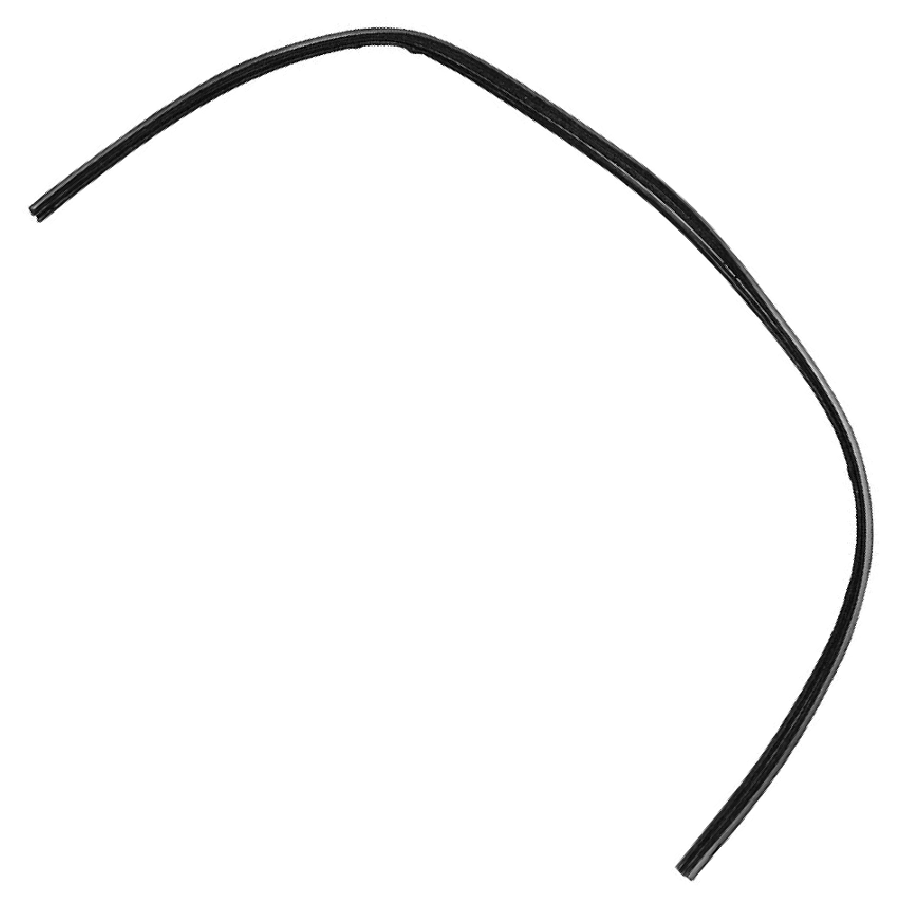 Par de Canaletas da Porta para Ford Del Rey - Uniflex - 38627