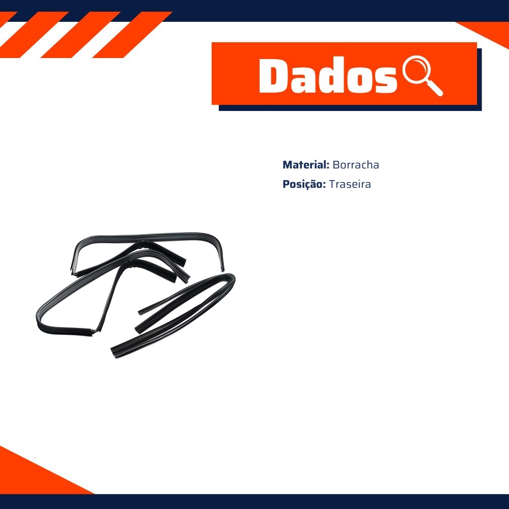 Par de Canaletas da Porta para Chevrolet Monza e Monza Hatch - Uniflex - 38063