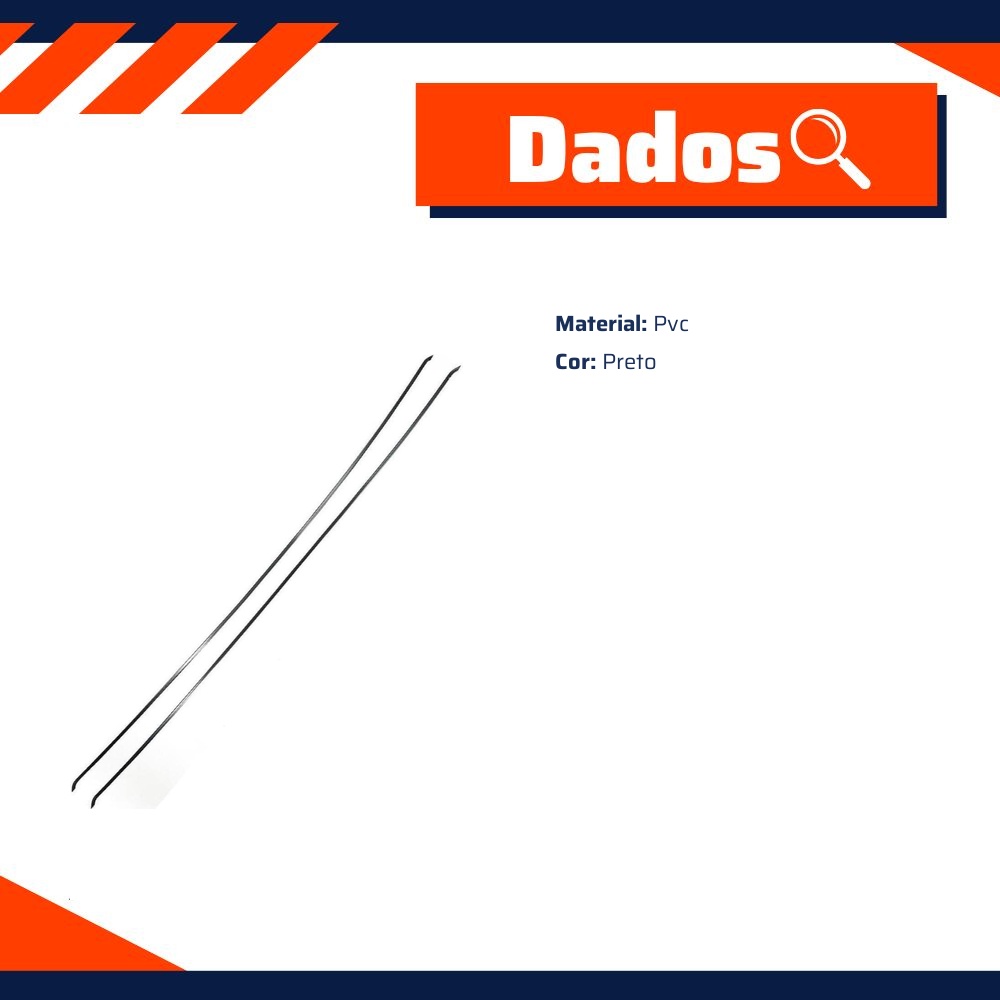 Par de Friso do Teto para Volkswagen Passat - Uniflex - 37235