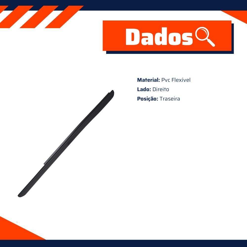 Pestana Externa da Porta para Chevrolet S10 - Uniflex - 38180