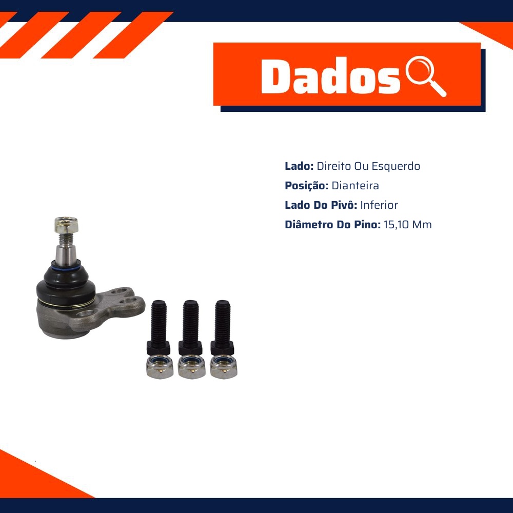 Pivô da Suspensão para Chevrolet Captiva - Amortex - 53122
