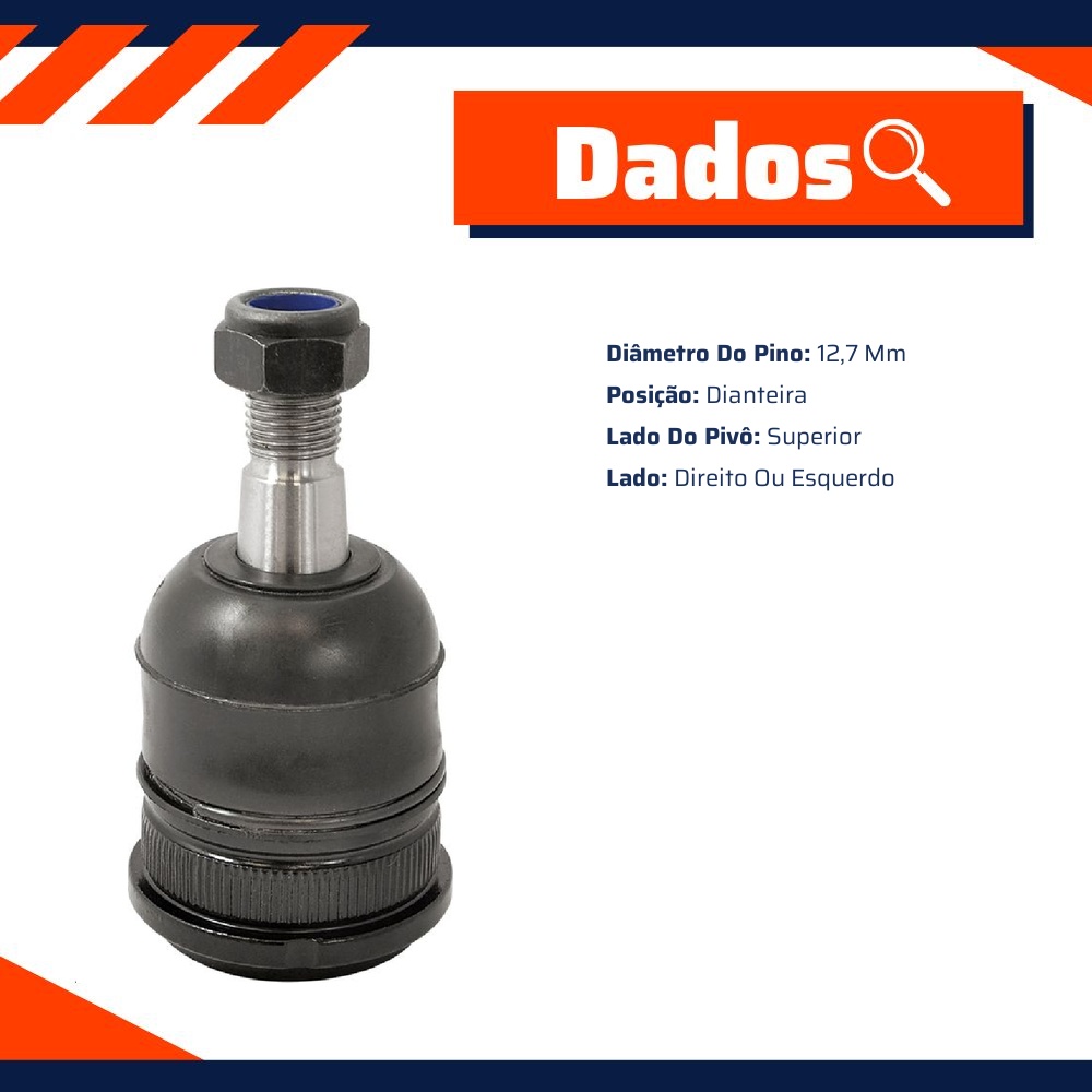 Pivô da Suspensão para Ford Fusion - Amortex - 53132