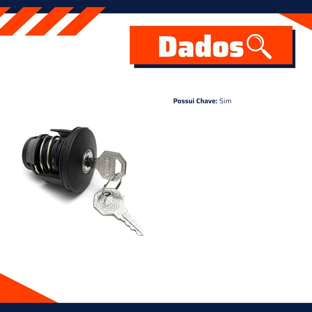 Tampa de Combustível para Fiat Uno - Unick - 10360