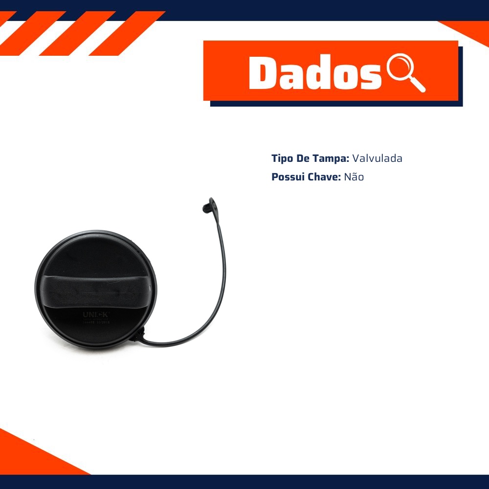 Tampa de Combustível para Ford Focus - Unick - 10586