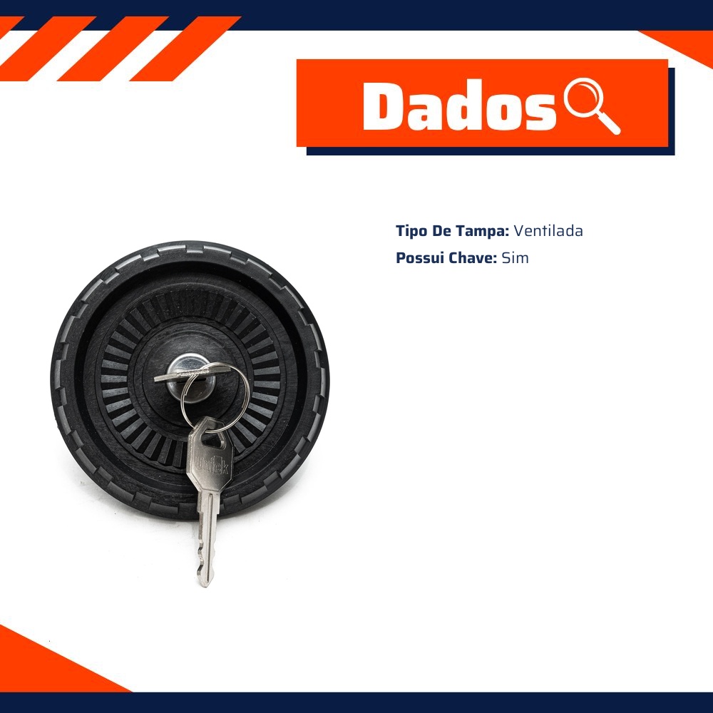 Tampa de Combustível - Unick - 10214