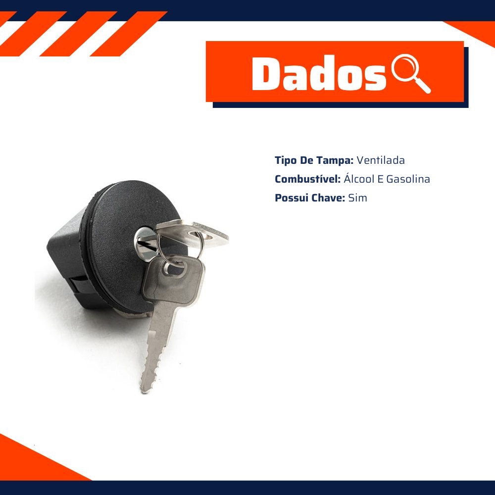 Tampa de Combustível - Unick - 10224