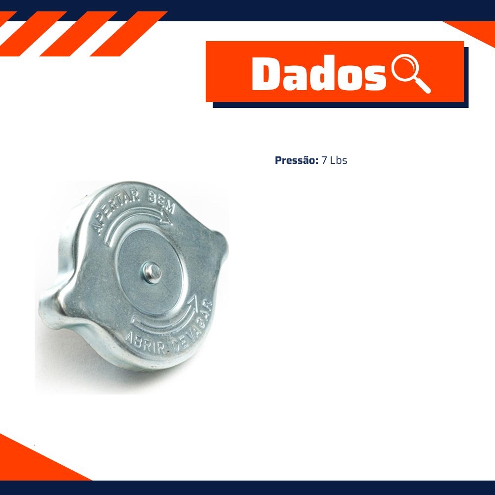 Tampa do Radiador - Unick - 40226