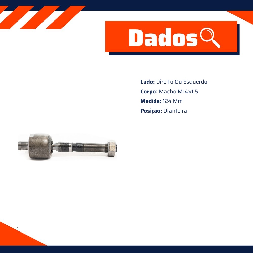 Terminal Axial para Honda Accord - Amortex - 68339
