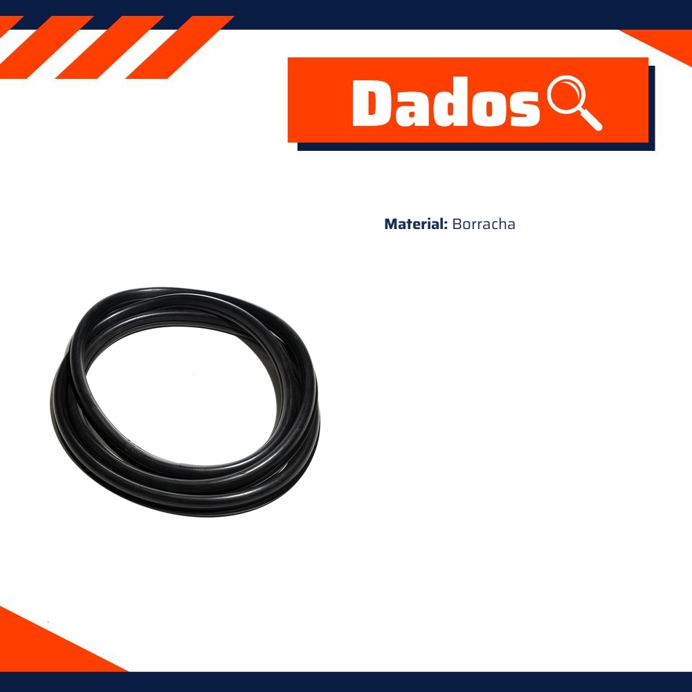Borracha da Janela Lateral Fixa para Volkswagen Variant - Uniflex - 37344