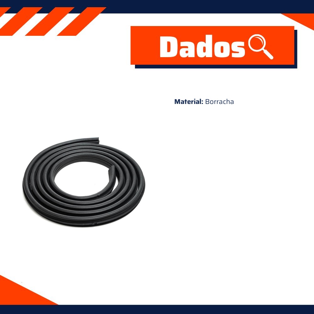Borracha da Porta para Fiat Fiorino e Uno - Uniflex - 38930